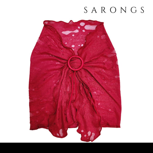 Sarong Red Esmeralda