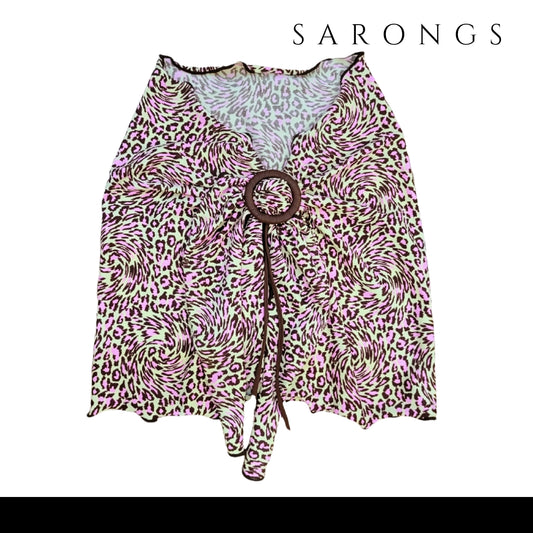 Sarong Pink Leopard