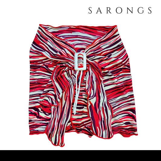 Sarong Red Jungle