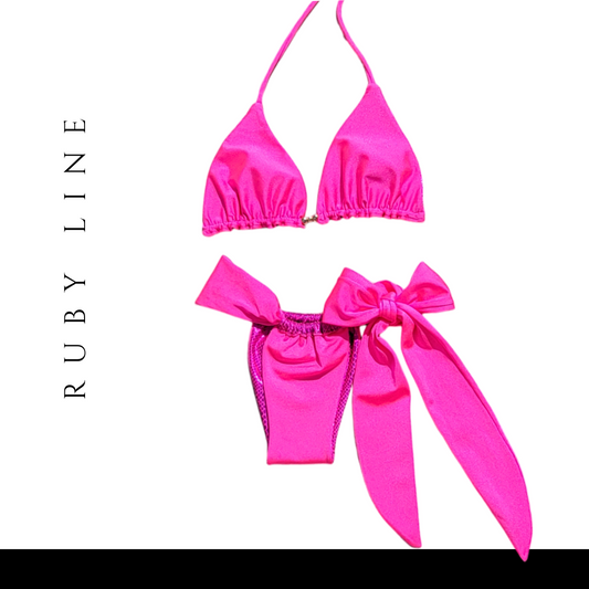 Reversible Swimsuit Fuchsia Pink